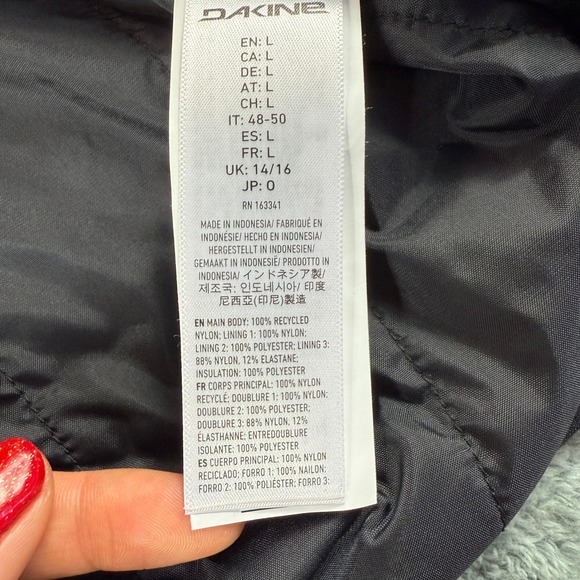 DAKINE Womens Liberator Breathable Insulation Jacket Harversta Orange Large‎ - Picture 6 of 10